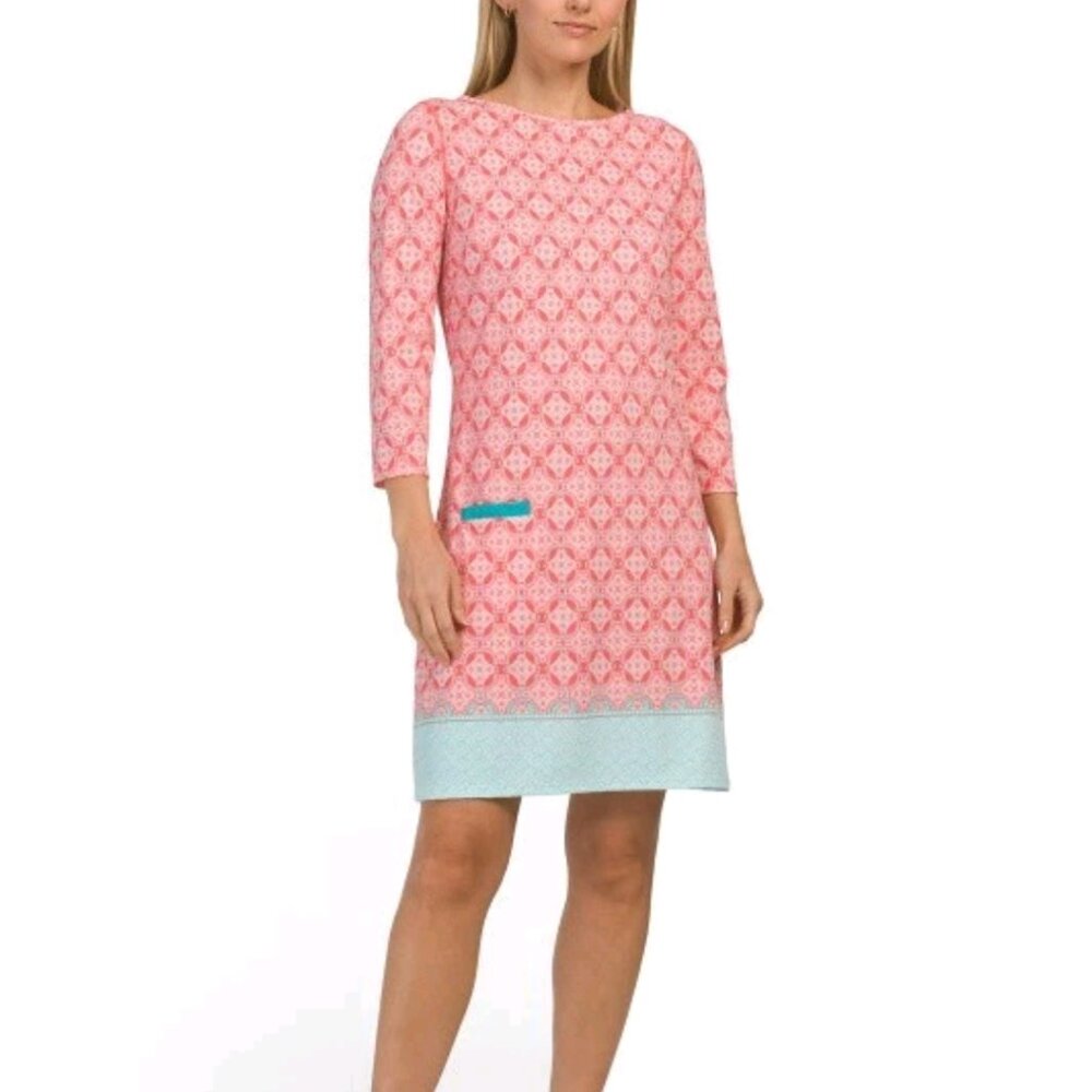 PRICE DROP ↓  Cabana Life Coral Tides Shift Dress XS